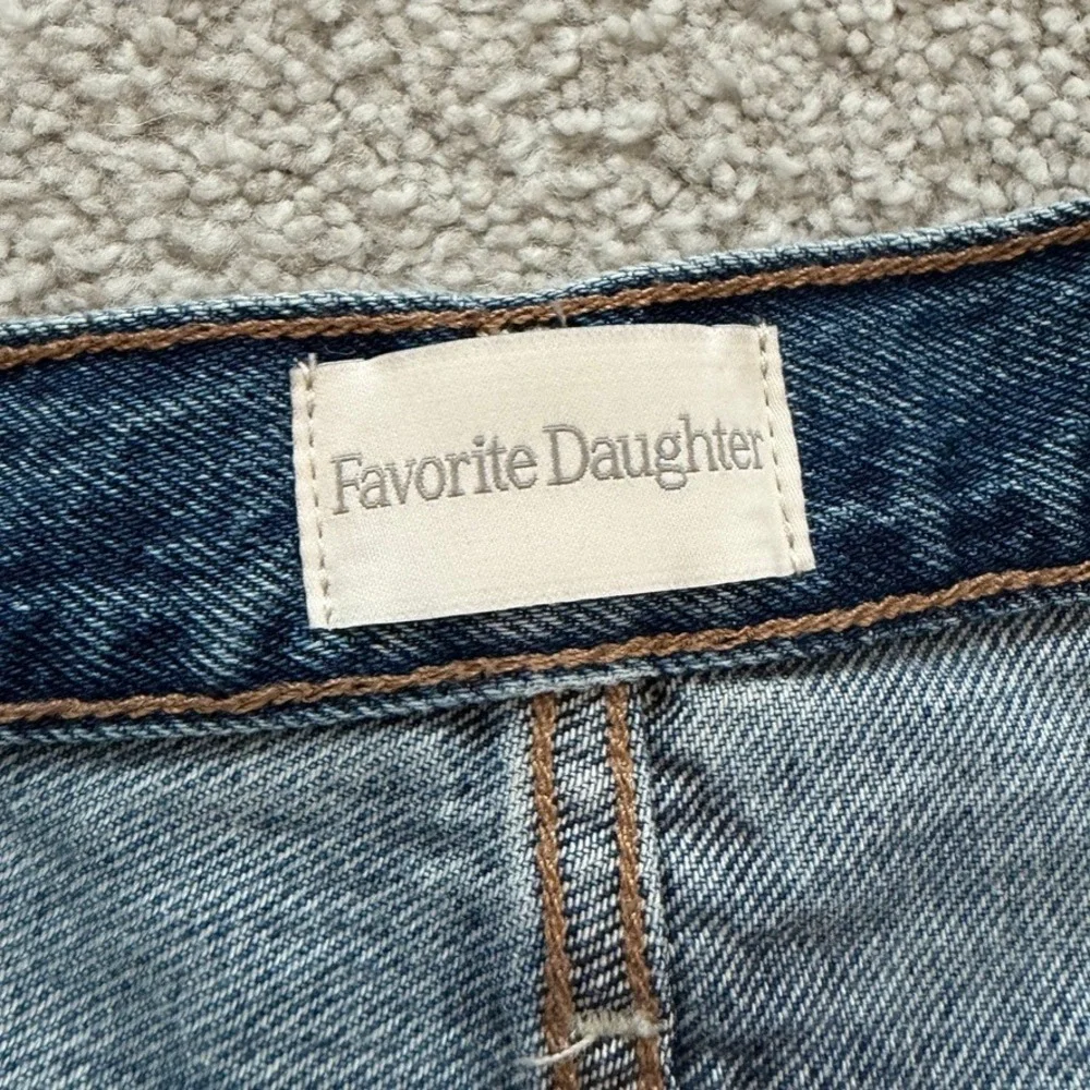 Favorite Daughter NEW Caroline High Rise Shorts Womens 27 Raw Hem High Waist
